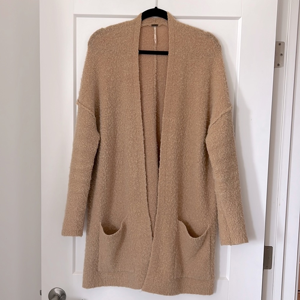 Free People Phantom Cardigan Camel M